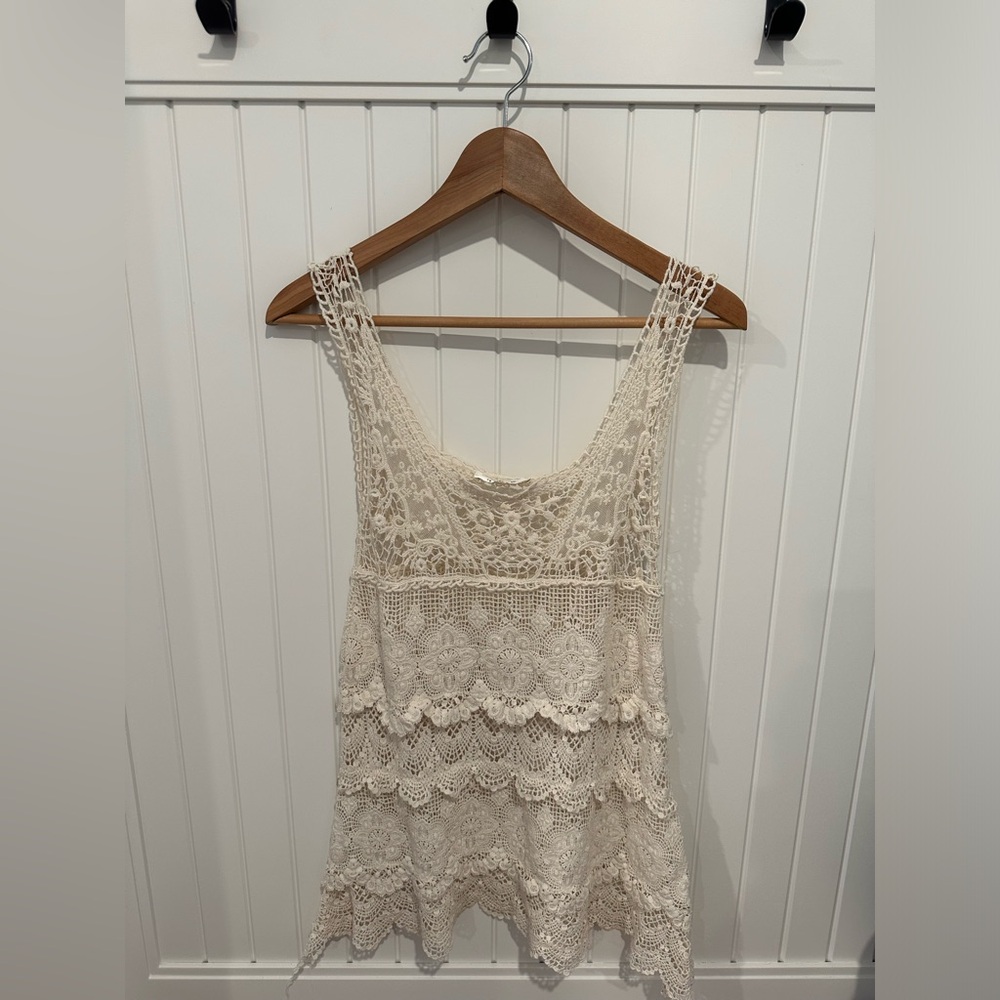 Vintage lace cover up